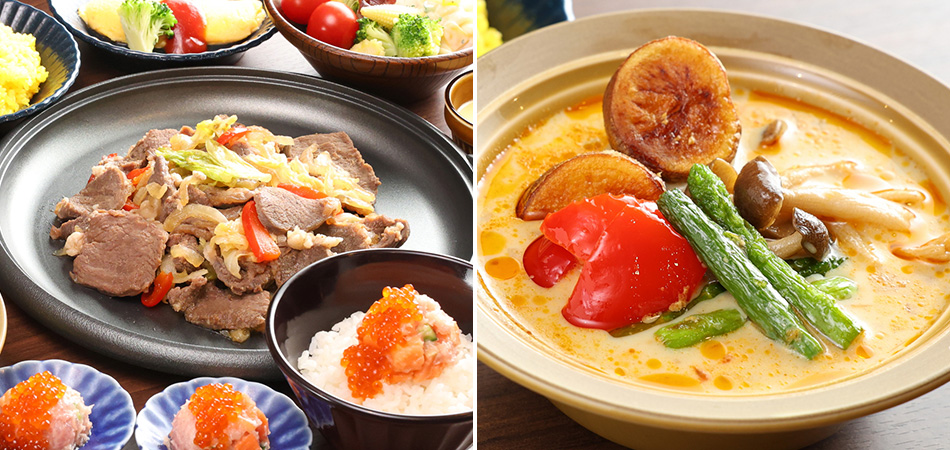 朝食バイキング