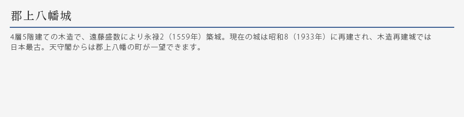 郡上八幡城