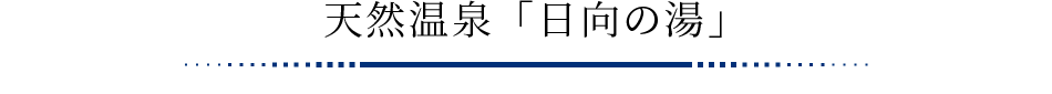 天然温泉「日向の湯」