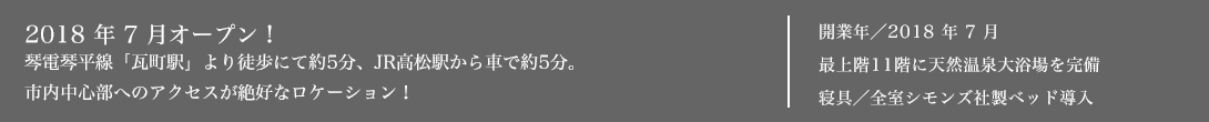 JR大分市駅南口徒歩約1分。電鉄大分市駅より徒歩約3分の好立地。大分大社までは車で約20分の好アクセス！2017年7月オープン!