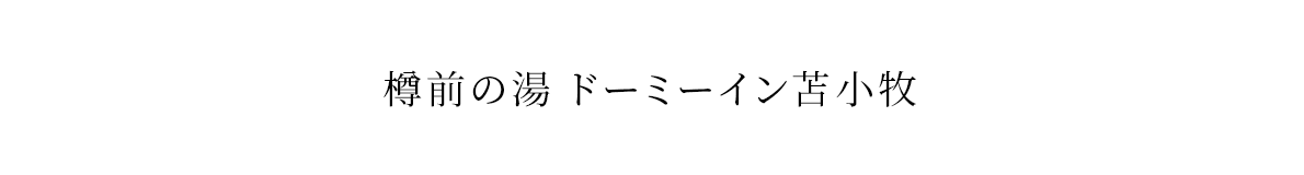 樽前の湯 ドーミーイン苫小牧