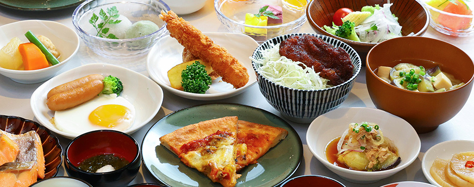 朝食バイキング