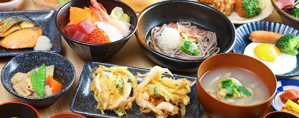 朝食バイキング